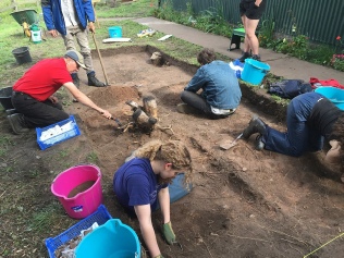 Excavation in Sherwood Forest
